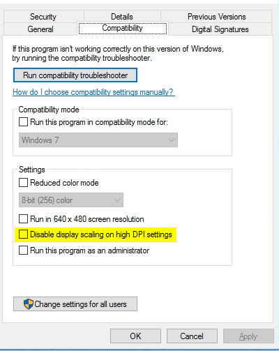 Outlook 2016 compatibility tab