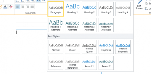 Custom RTE styles for SharePoint