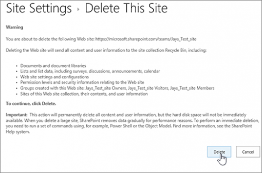 How to restore deleted subsite in SharePoint 2013?